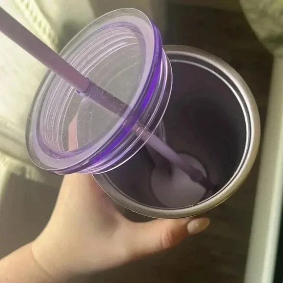 NWT Starbucks 2023 Lilac Silver Gradient Ombré Cup - Picture 3 of 3